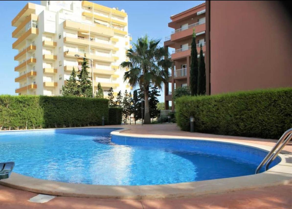 Beachfront Seaview Litoralmar Apt, Fast Wifi, Airco, Pool, Private Parking Портіман Екстер'єр фото