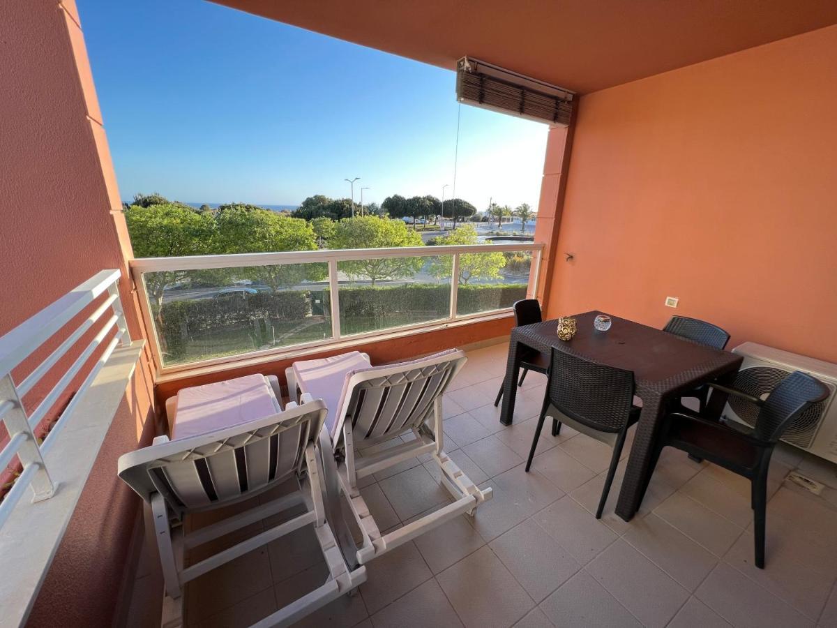 Beachfront Seaview Litoralmar Apt, Fast Wifi, Airco, Pool, Private Parking Портіман Екстер'єр фото